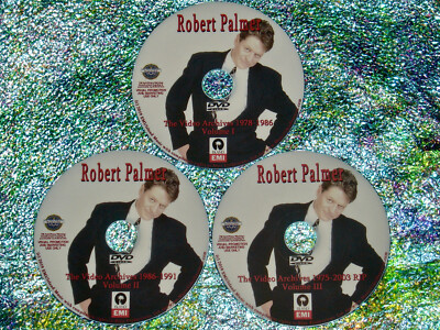 ROBERT PALMER Video Archives 3 DVD Set 1976 to 2003 Live & Int. POWER STATION