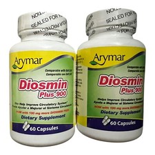 Arymar Diosmin Plus 900, Vein Health Circulation Support TOTAL 120 CAPS EXP2025