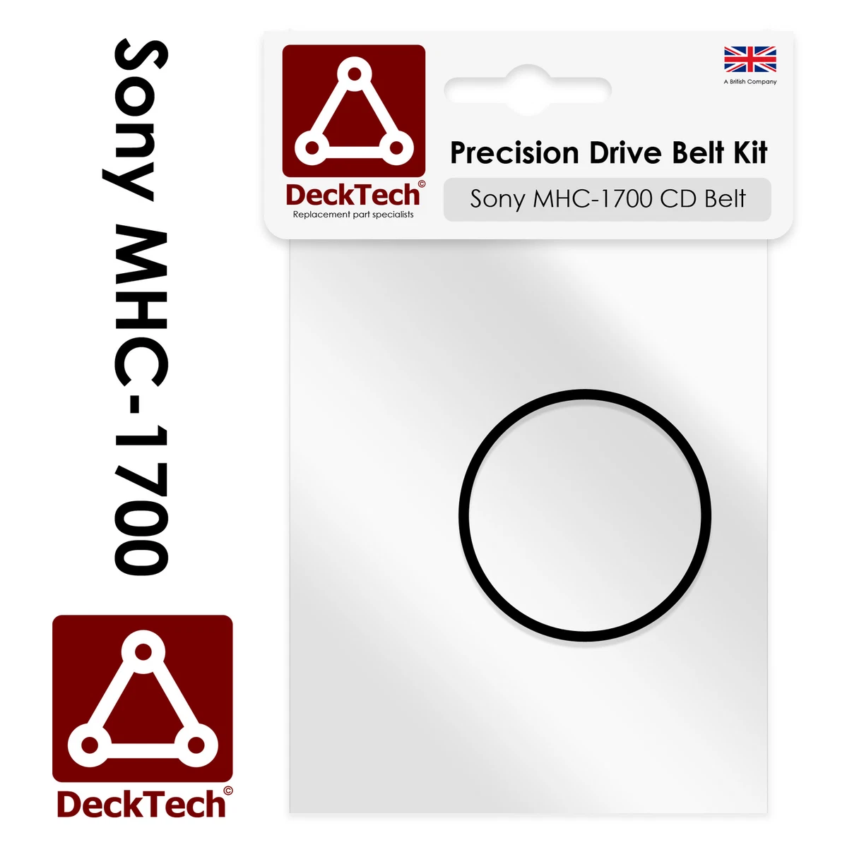 Cinghia Di Ricambio Per Lettore Cassette Sony LBT-V302 - DeckTech, Nuova, Made In Taiwan