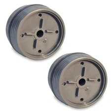 (2) Fits For Kirby 131906, Sentria Upright Vacuum Gray Front Wheels
