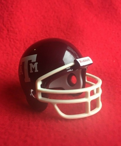 Riddell Pocket Pro Football Helm Texas A&M Aggies TRADITIONAL weiße Maske