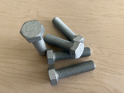 Lot of 5 - Cat 10.9 ATC Hex Screw Bolt 2-3/4'' Total Length Caterpillar OEM 