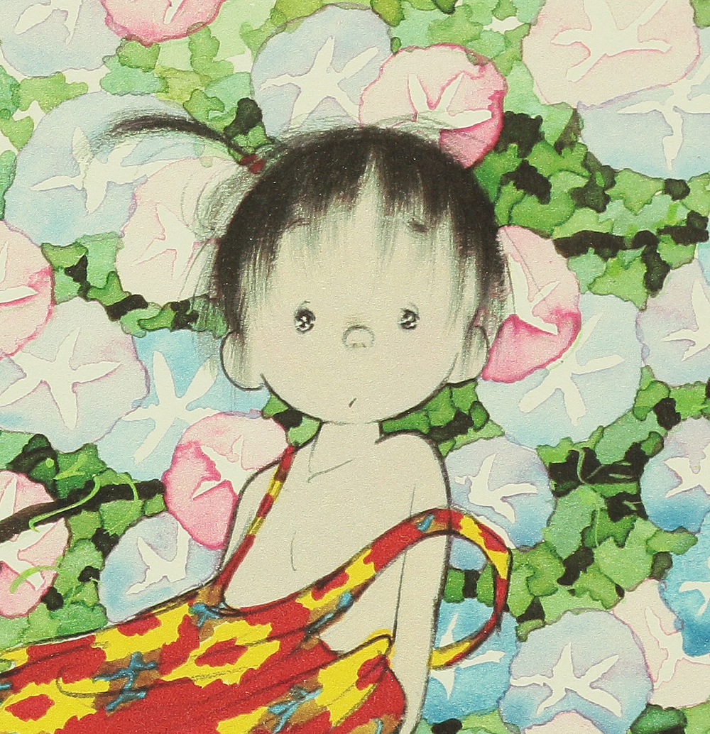 中島潔 Nakashima Kiyoshi (b1943) Japanese Lithograph「夏の詩