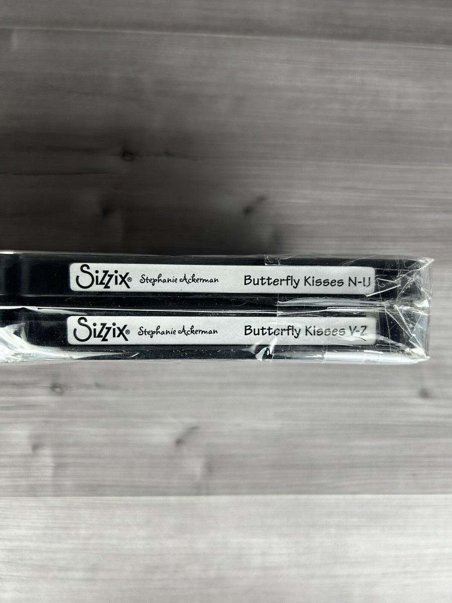 SIZZIX BigZ Dies, Butterfly Kisses, Alphabet, Discontinued | eBay