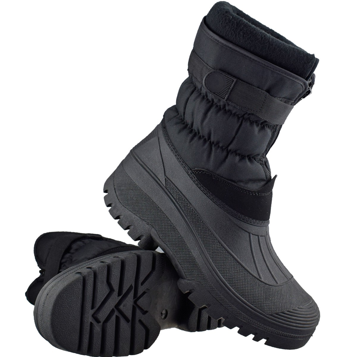 Snow Boots Black Waterproof Walking Boots Vegan Women's WVSport