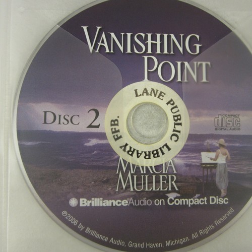 Vanishing Point Sharon Mccone Series by Marcia Muller Compact Disc Audiobook. - Picture 3 of 10