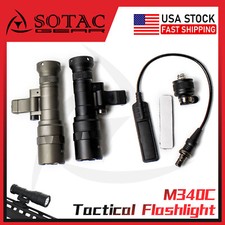 Tactical M340C Weapon Light White LED 500 Lumen Outdoor Flashlight SOTAC US