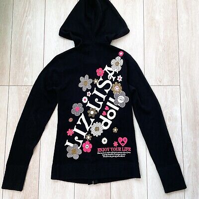 LIZ LISA Doll Knit Zip Hoodie Black Shibuya109 Gal GYARU LIZ LISA Doll Knit Zip Hoodie Black Shibuya109 Gal GYARU