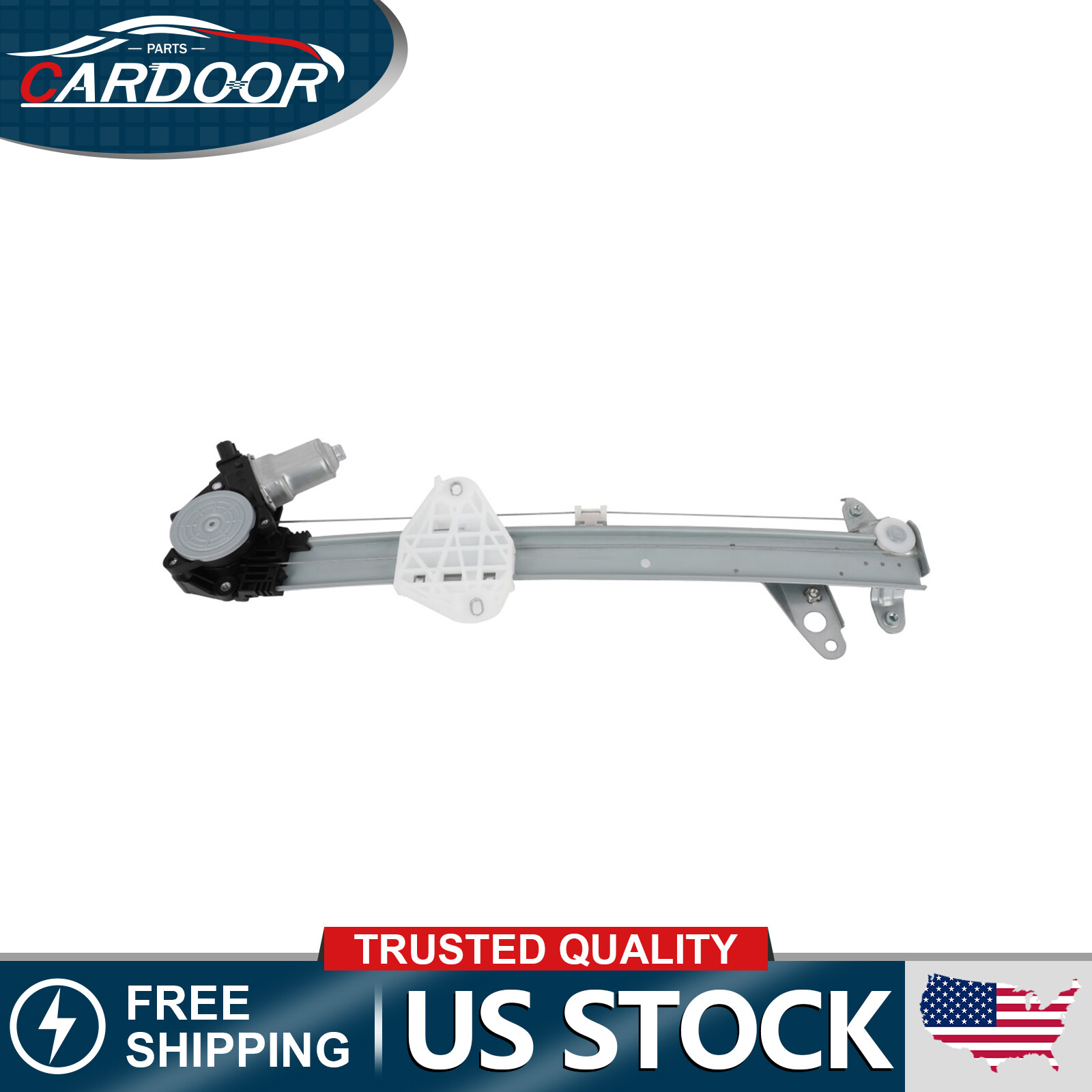 For 2008-2012 Honda Accord Sedan Power Window Regulator with Motor Front Left