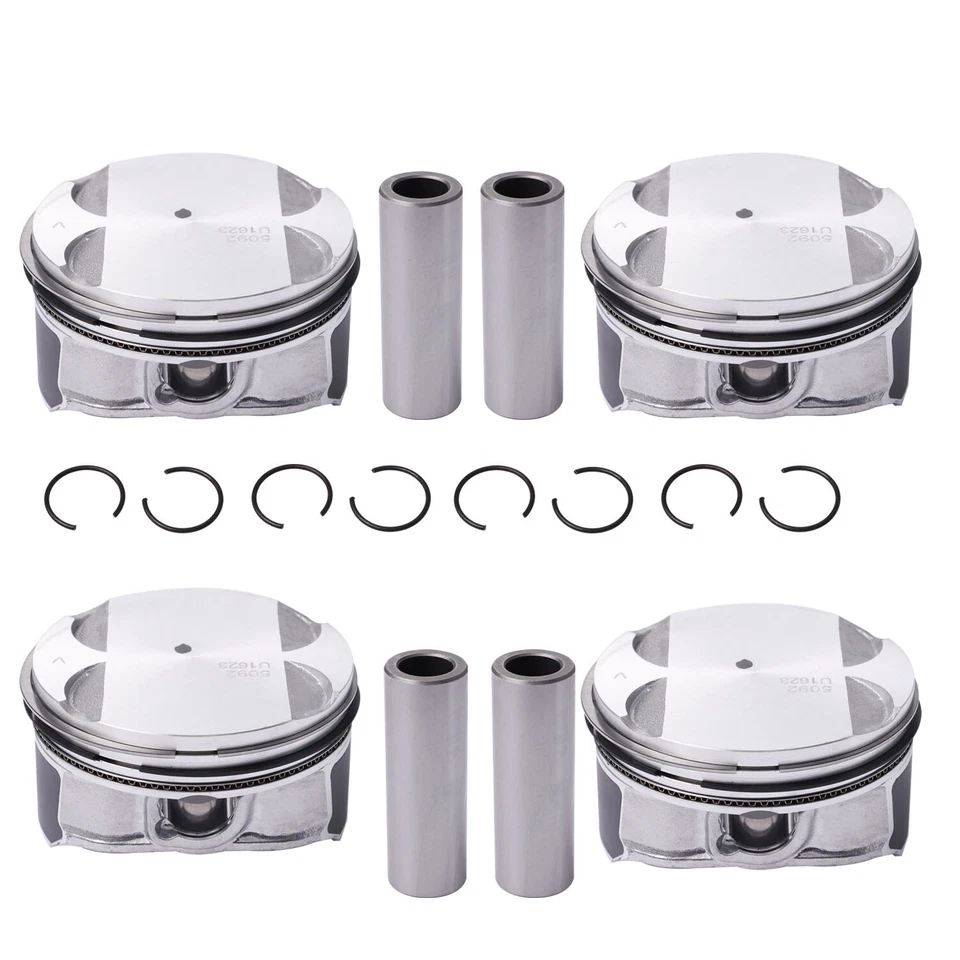 Kit de 4x pistones y anillos de varilla de conexión para Buick Verano Chevrolet Equinox 2,0 L Foto 3 de 4