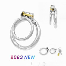 Metal Male Lock Binding Chastity Device Chastity Cage Training Peni Rings