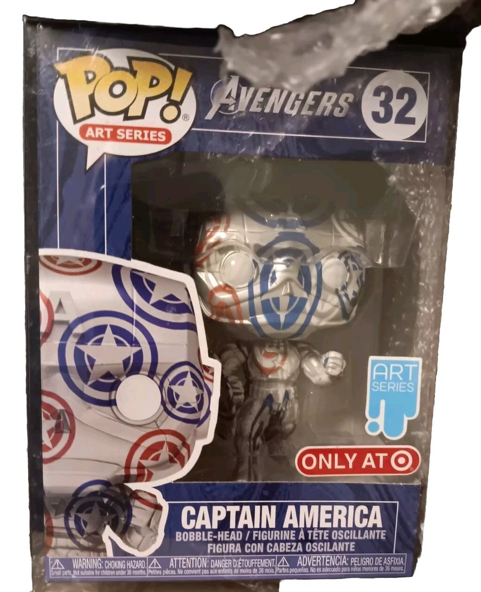 Captain America Funko Pop Exclusive Art 32 | eBay