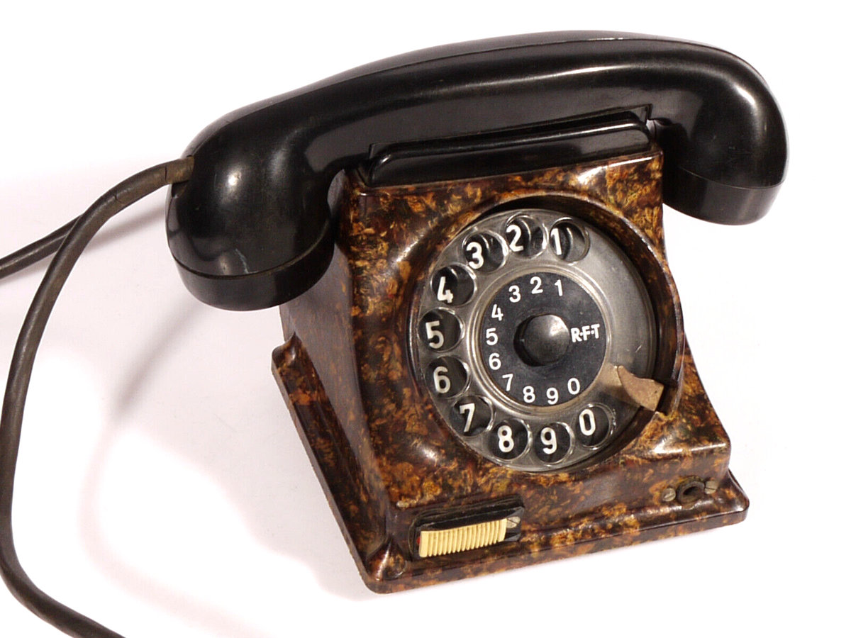 PRL) TELEFONO TÉLÉPHONE PHONE RFT VINTAGE TELEFON TELÉFONO VINTAGE