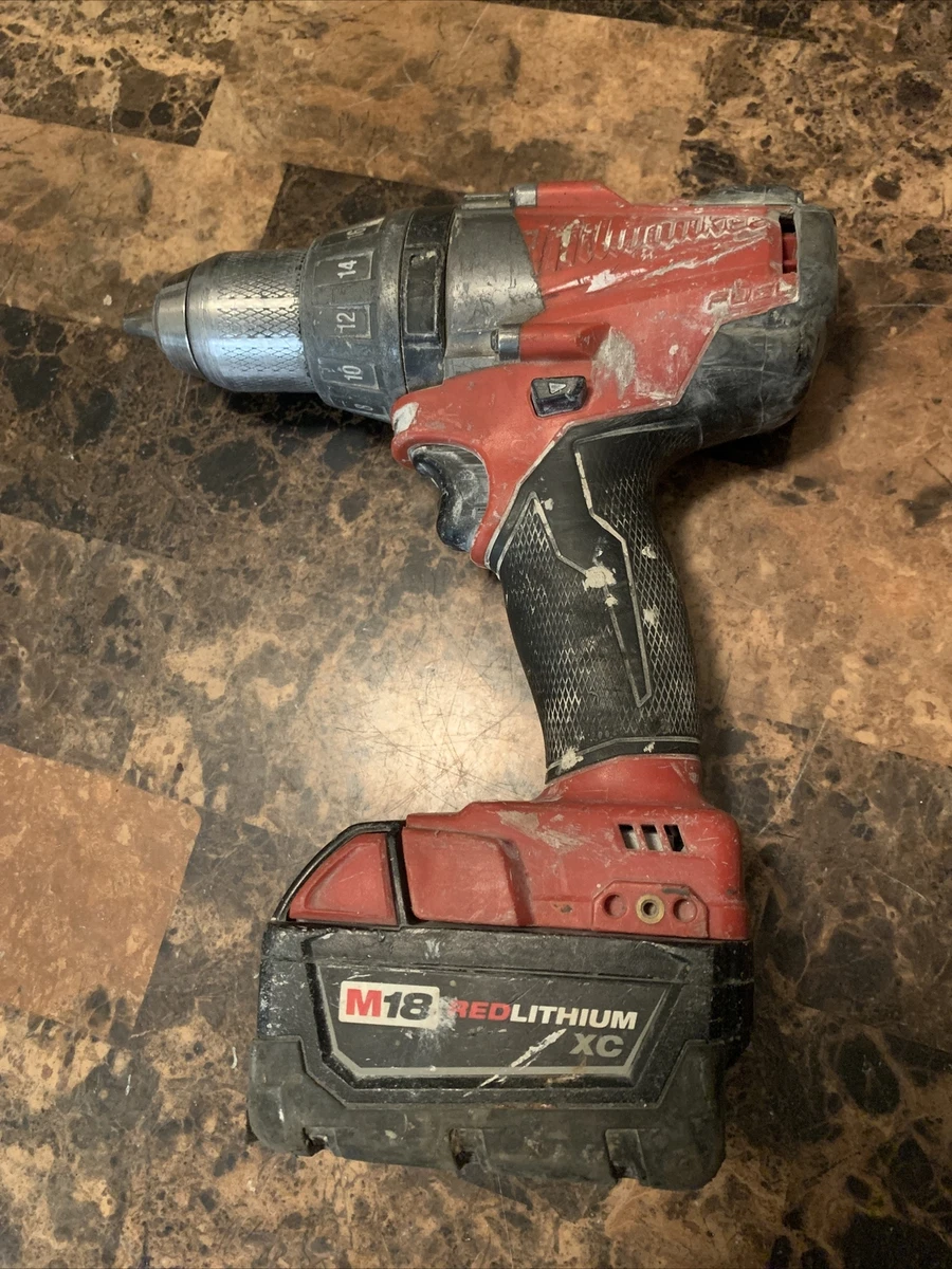 Milwaukee 2604 20 M18 Fuel Brushless Cordless hammer drill With M18 Battery