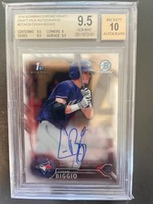 2016 BOWMAN CHROME DRAFT  PICK CAVAN BIGGIO  #CDA-CB BGS 9.5/ 10 BLUE JAYS