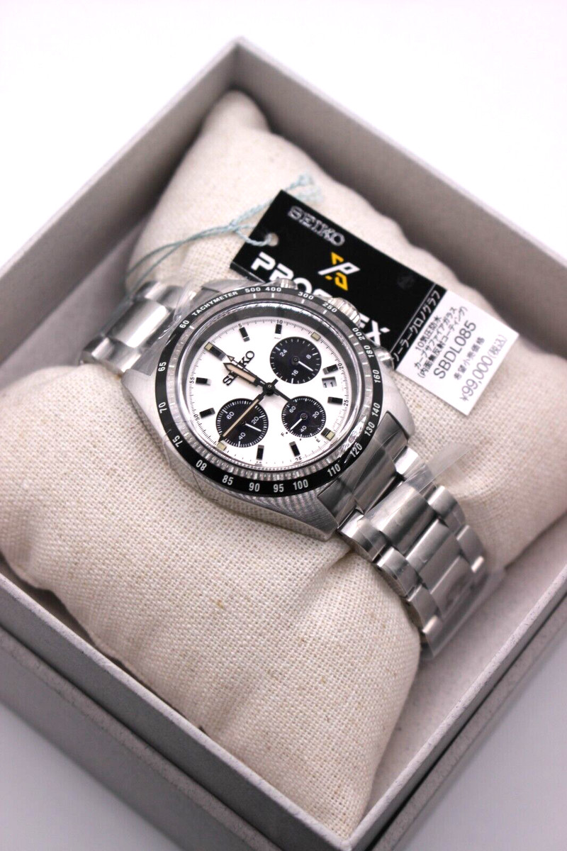 SEIKO SBDL085 SPEEDTIMER Watch Prospex Solar Chronograph Panda