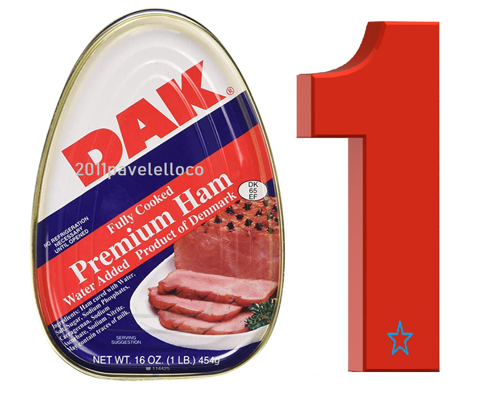 Dak Premium Boneless & Skinless Fully Cooked Ham, 1 lb Water Added, 1,3 ...