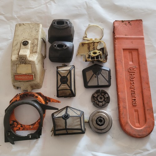 Ersatzteile Für Die HUSQVARNA Motorsäge Motor Filter Deckel Auspuff Kupplung