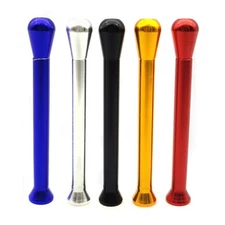 5Pcs/set Metal Tube With Brush Portable Snuff For Men 5Kind Color As Gift