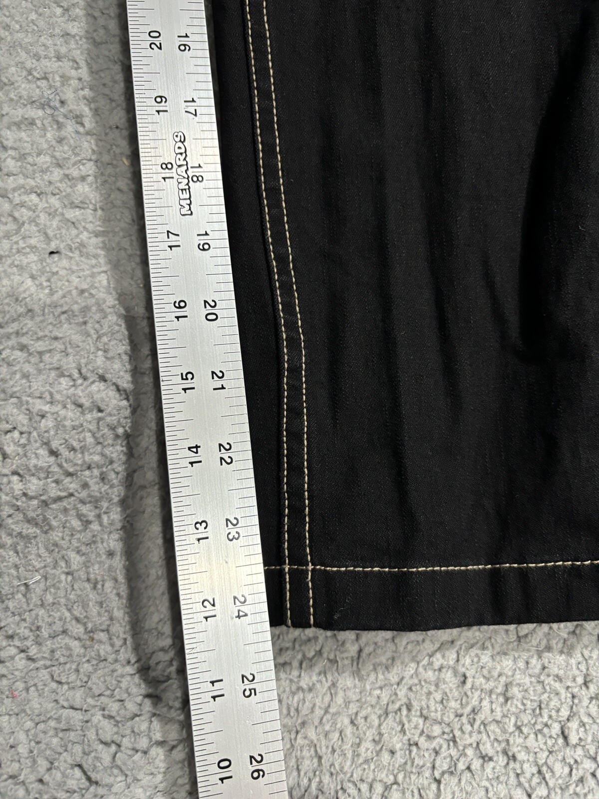 Tommy Hilfiger Womens Capri Pants Black Denim Sz 4 29"x24" image 4