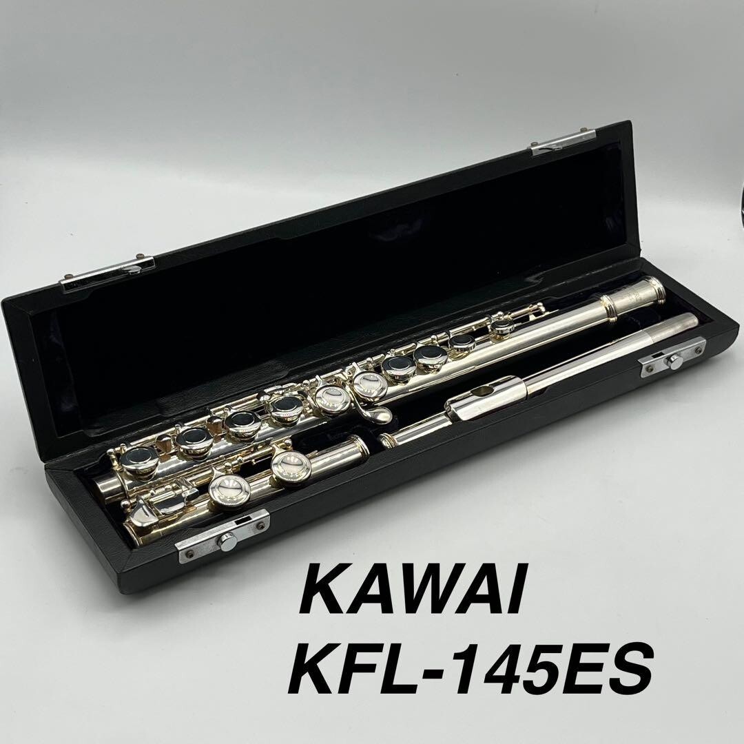 Kawai Flute Kfl-145Es E-Mecha Lip Silver With Case Used | eBay Kawai Flute Kfl-145Es E-Mecha Lip Silver With Case Used | eBay