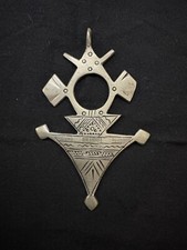 HANDMADE TUAREG MOROCCAN AFRICAN TRIBAL PENDANT 4  RARE 