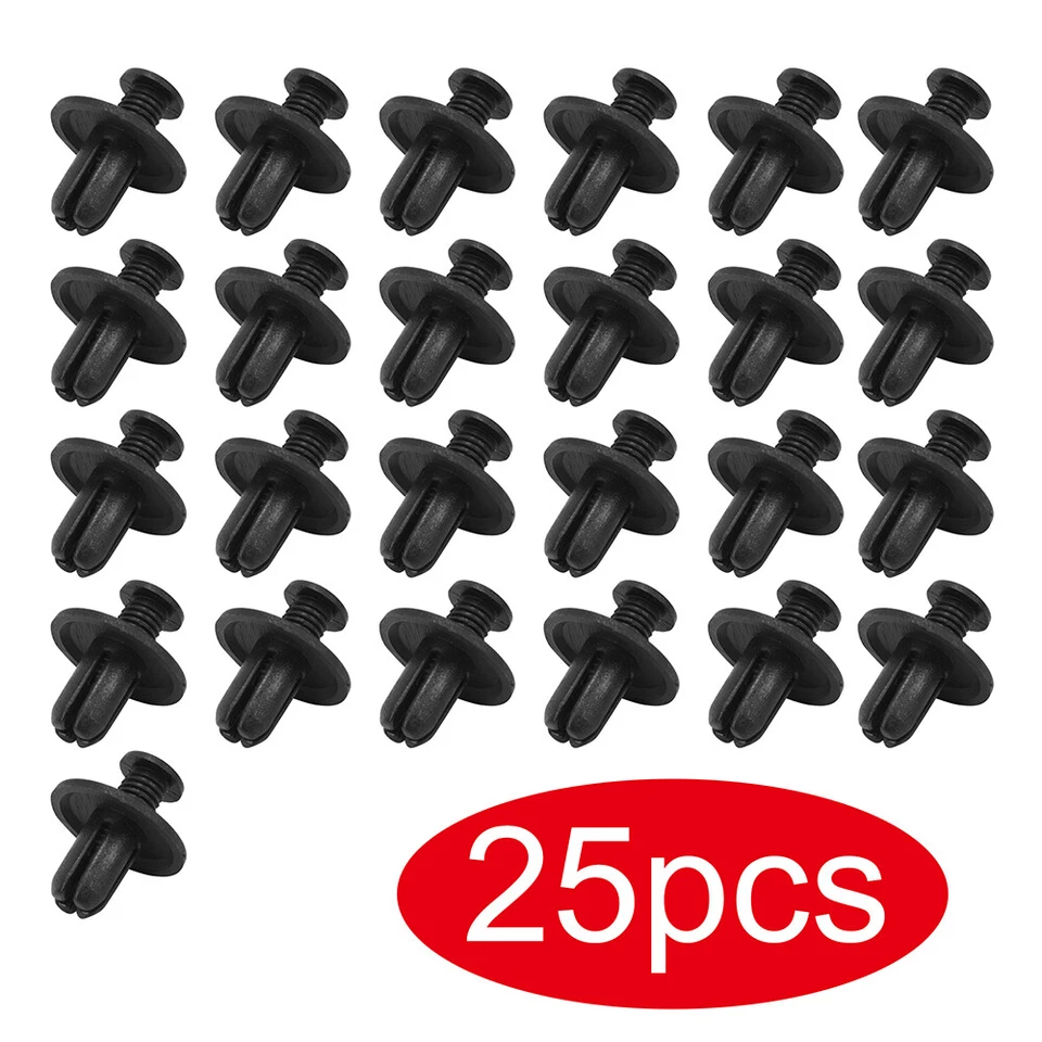 25 Pcs Bumper Clips Fender Push Rivets Retainer Fasteners for Hyundai Kia Foto 2 de 4
