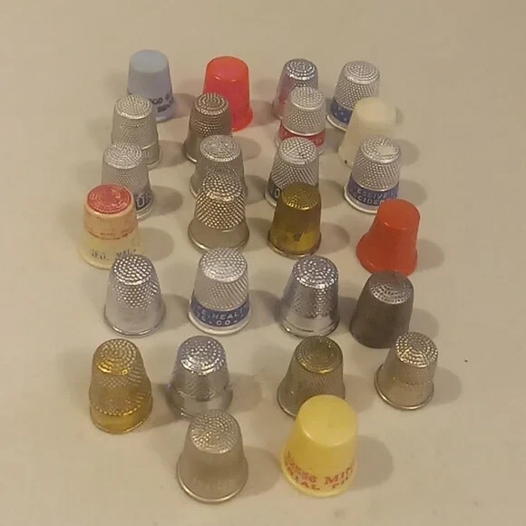 Vintage Lot of Sewing Thimbles eBay