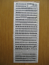 1 x Edding Lower Case & Num HELVETICA FETT 5mm 18pt Transfer Ref 1423