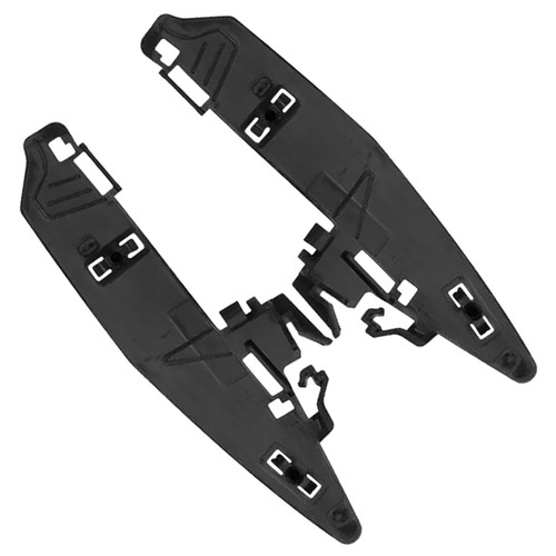 Pair Front Bumper Upper Bracket Black Left & Right Fits For X3 G08 2018-2021 - Picture 2 of 7