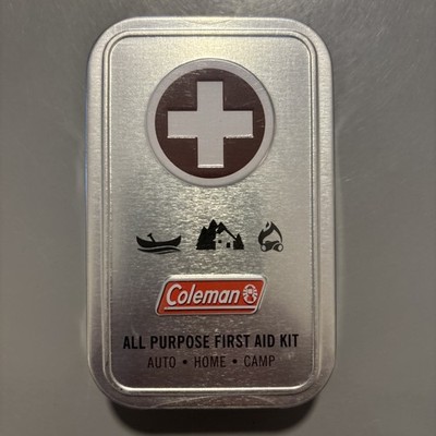 Coleman All Purpose First Aid Kit 7605 - 27 Piece in Tin Box - Auto Home Camp