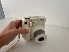 Fujifilm Instax Mini 7s Instant Camera-White with wrist strap Tested