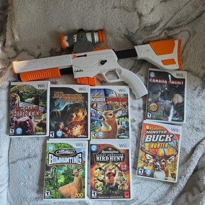 Cabelas Dangerous Hunts Top Shot Wii Rifle, With 7 hunt games tested works great