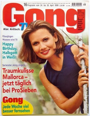 Gong 1999 16 Jenny Jürgens Marcus Bräutigam TV Radio Programm VdRF