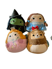 New Squishmallow The Wizard of Oz 85th Anniversary Plush Stuffed Animal Set Of 4