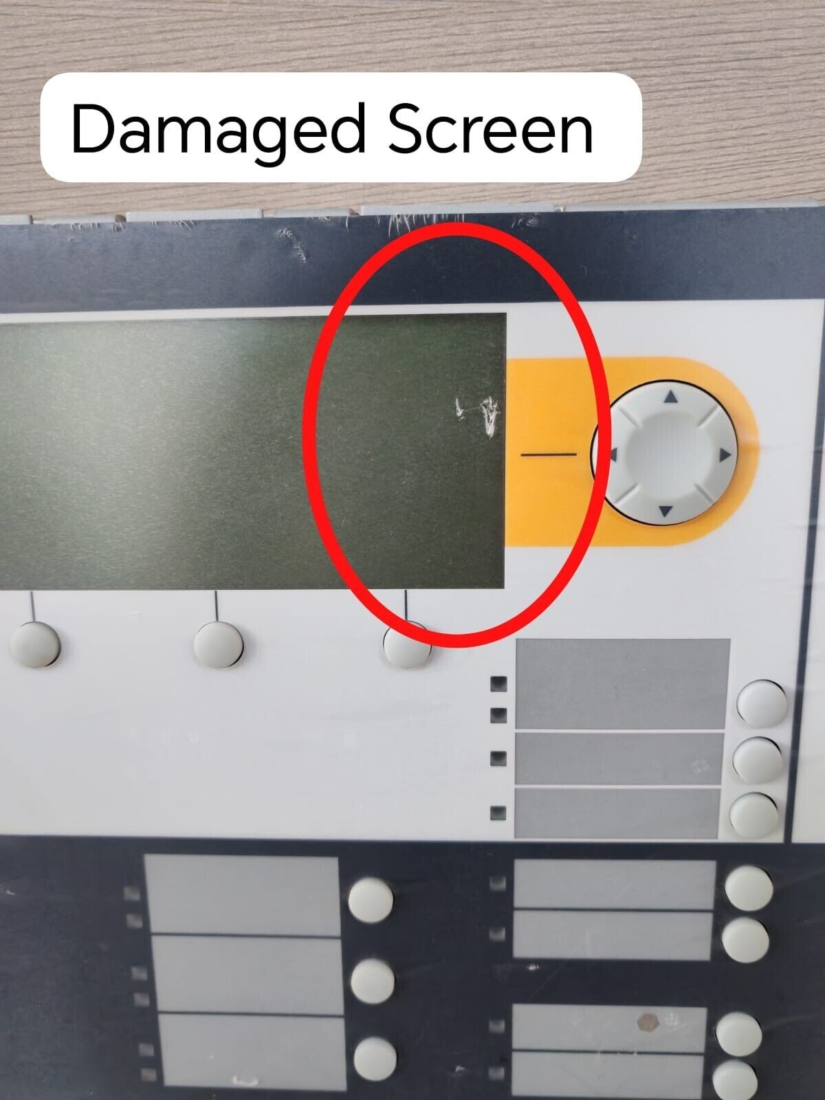 Siemens FCM2018-U3 SIEMENS FCM2018-U3 P/N S54400-C40-A2 FIRE ALARM OPERATOR INTERFACE PANEL 4