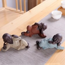 Lachende Buddha Statue Handwerk Reichtum Glück für Schreibtisch Wohndeko