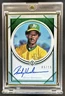 2018 Topps Transcendent Rickey Henderson Auto Emerald #/15 Athletics