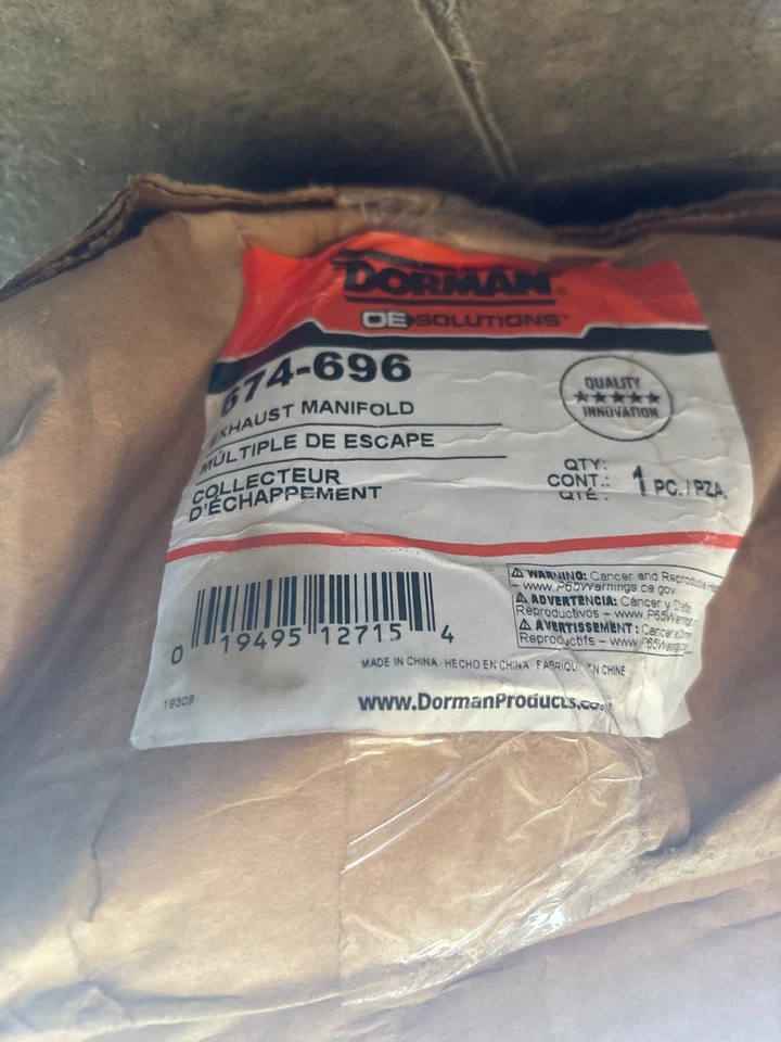 Левый выпускной коллектор 674-696 Dorman для грузовика F350 F250 Ford - Изображение 2 из 2