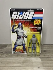G.I. Joe ReAction+ Cobra Commander Arctic – Super7 COBRA ENEMY – Retro Carded