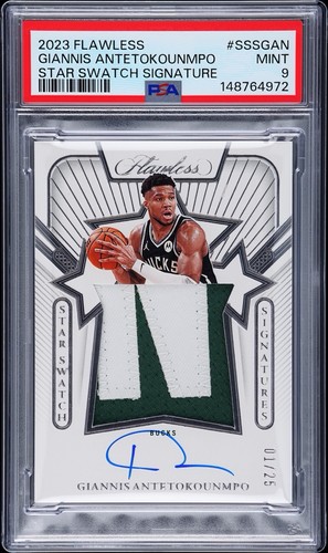 2023 Panini Flawless Basketball Giannis Antetokounmpo #SSS-GAN PSA 9