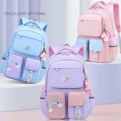 Unicorn Girls Backpack for School Kawaii Kids Book bags Cute Sequin School Bag