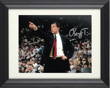 Rudy Tomjanovich signed 1994 NBA Finals Houston Rockets 8x10 Photo Framed- COA