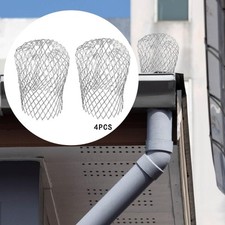 Gutter Downspout Guard,Adjustable Aluminium Drain Mesh Cover Gardening Tool