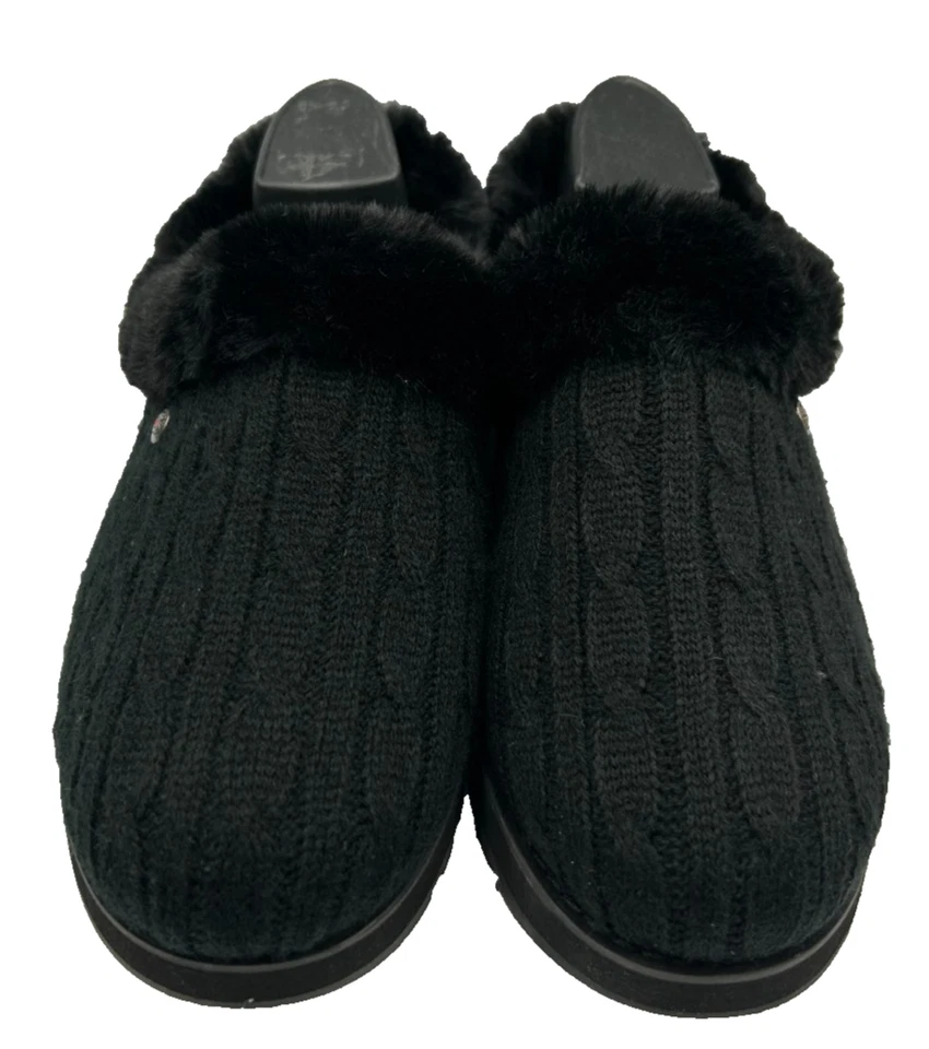 Skechers Bobs Women's Keepsakes Ice Angel Slippers Black WIDE Size:8.5 71J - Image 2 of 4