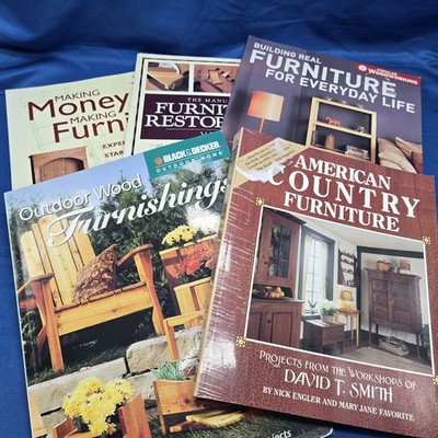 Vintage furniture making book Lot Pine Outdoor Country Grandma Project How To 