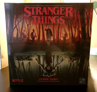 CMON STRANGER THINGS UPSIDE DOWN BOARD GAME *FREE SHIPPING* NEW IN SHRINK