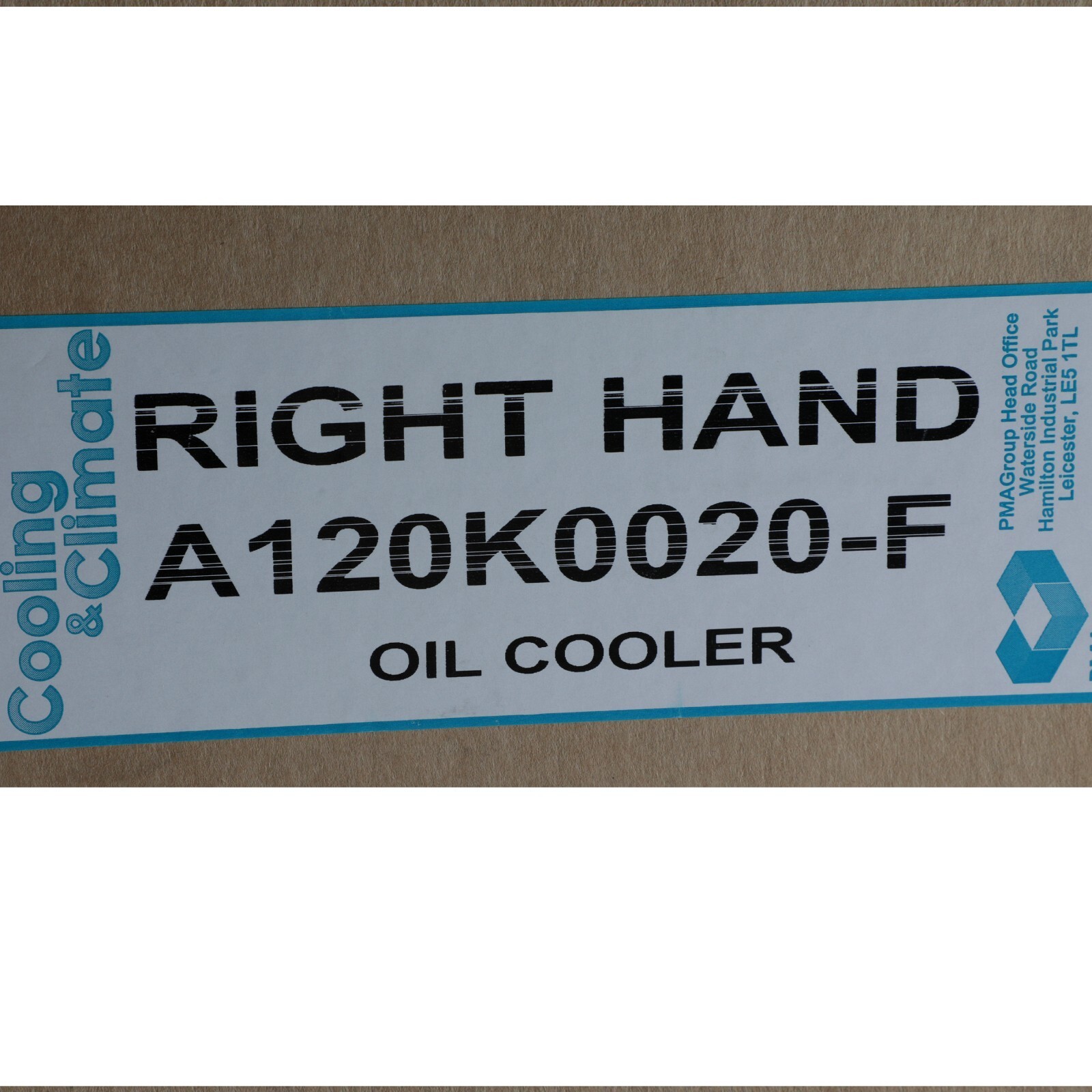 GENUINE LOTUS OIL COOLER RIGHT OEM NEW A120K0020F
