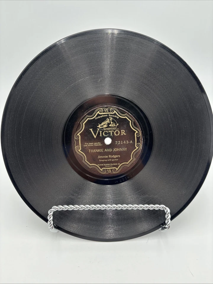 Jimmie Rodgers-Everybody does it in Hawaii-10”Victor Shellac 78RPM Record VG+ - Image 3 of 4