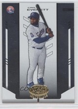 2004 Leaf Certified Materials Carl Everett #35 0b9